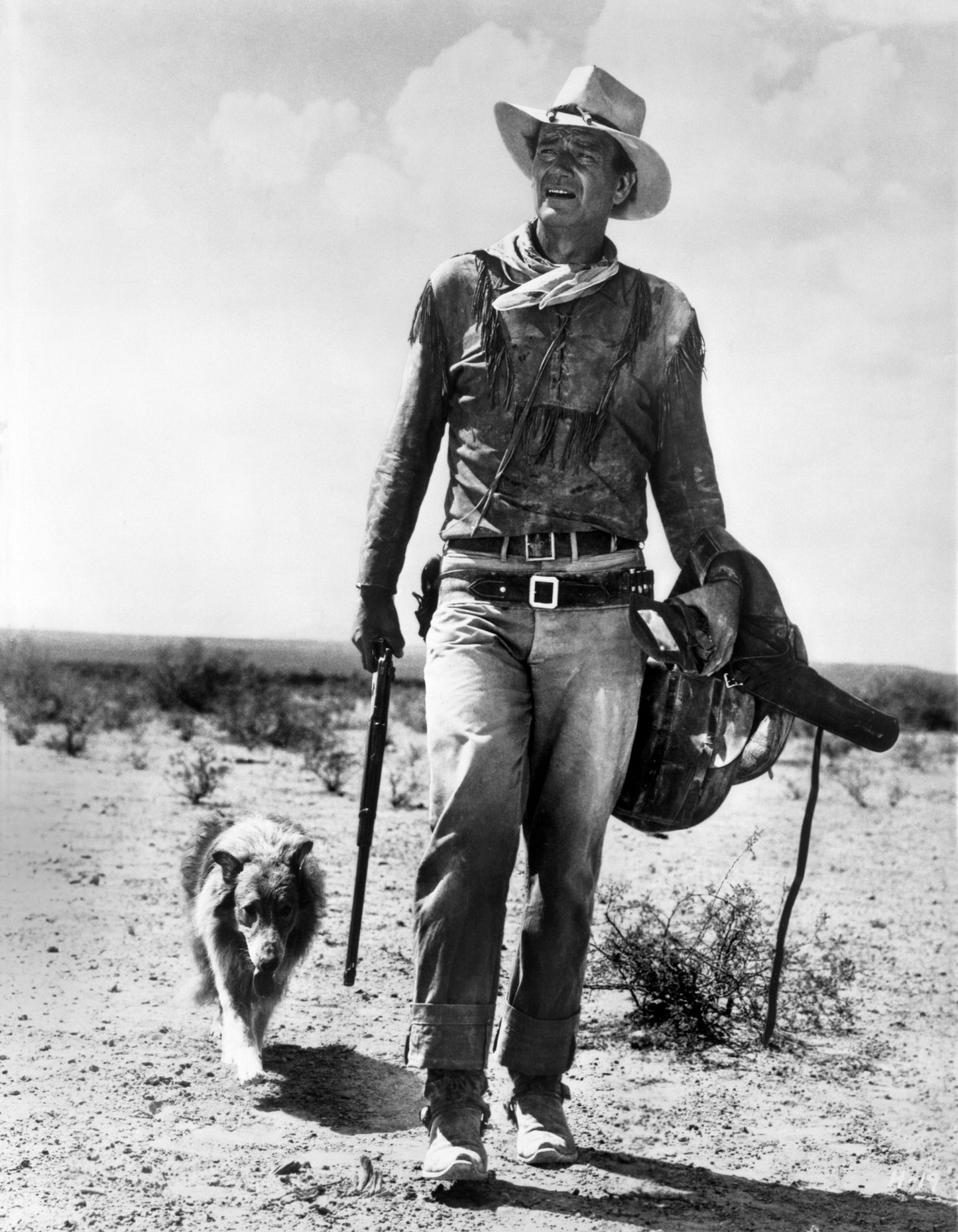 John Wayne with Dog