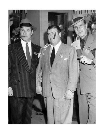 Bud Abbott, Lou Costello, and George Jessel