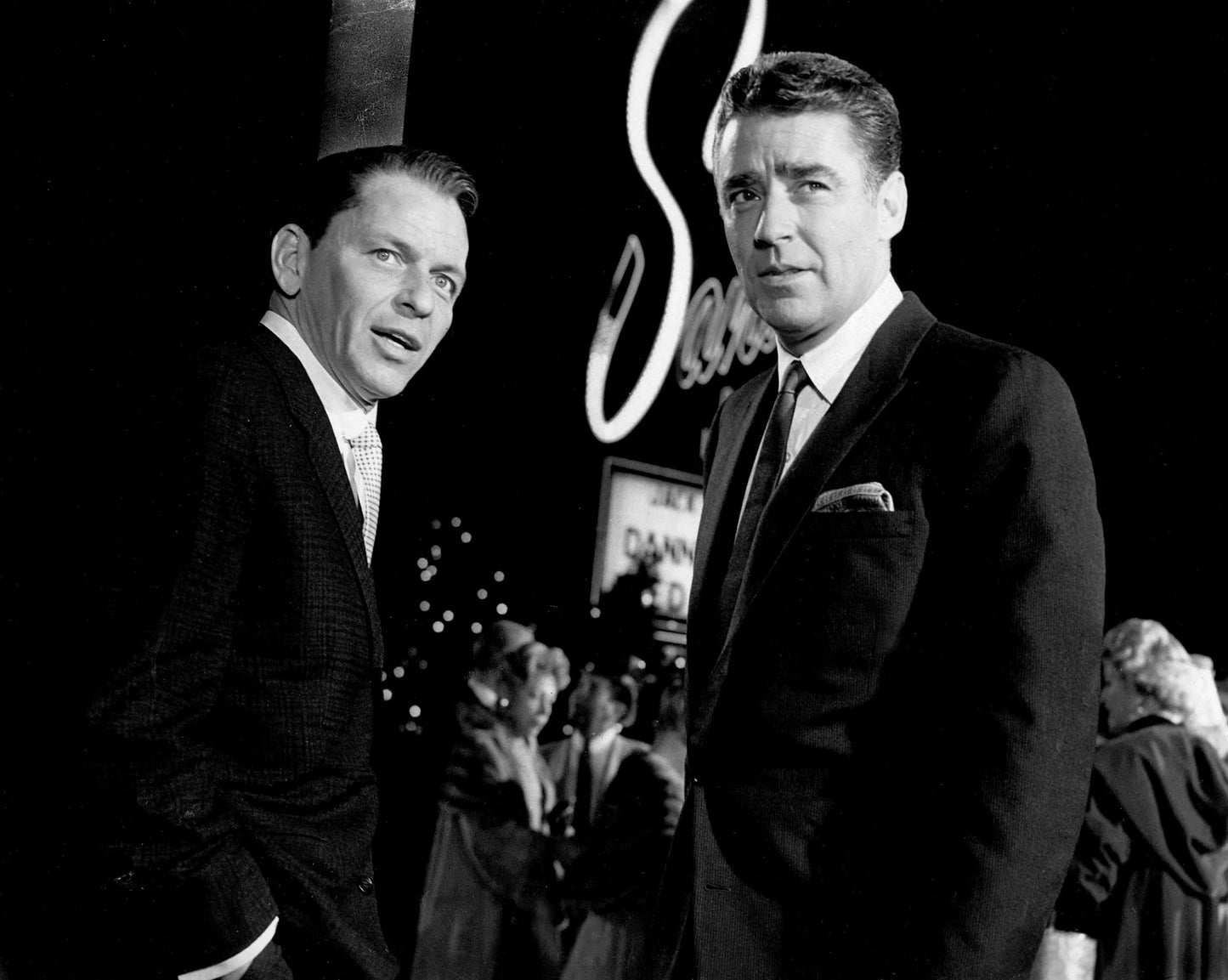 Frank Sinatra and Peter Lawford