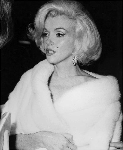 Marilyn Monroe Wearing a Fur Stole