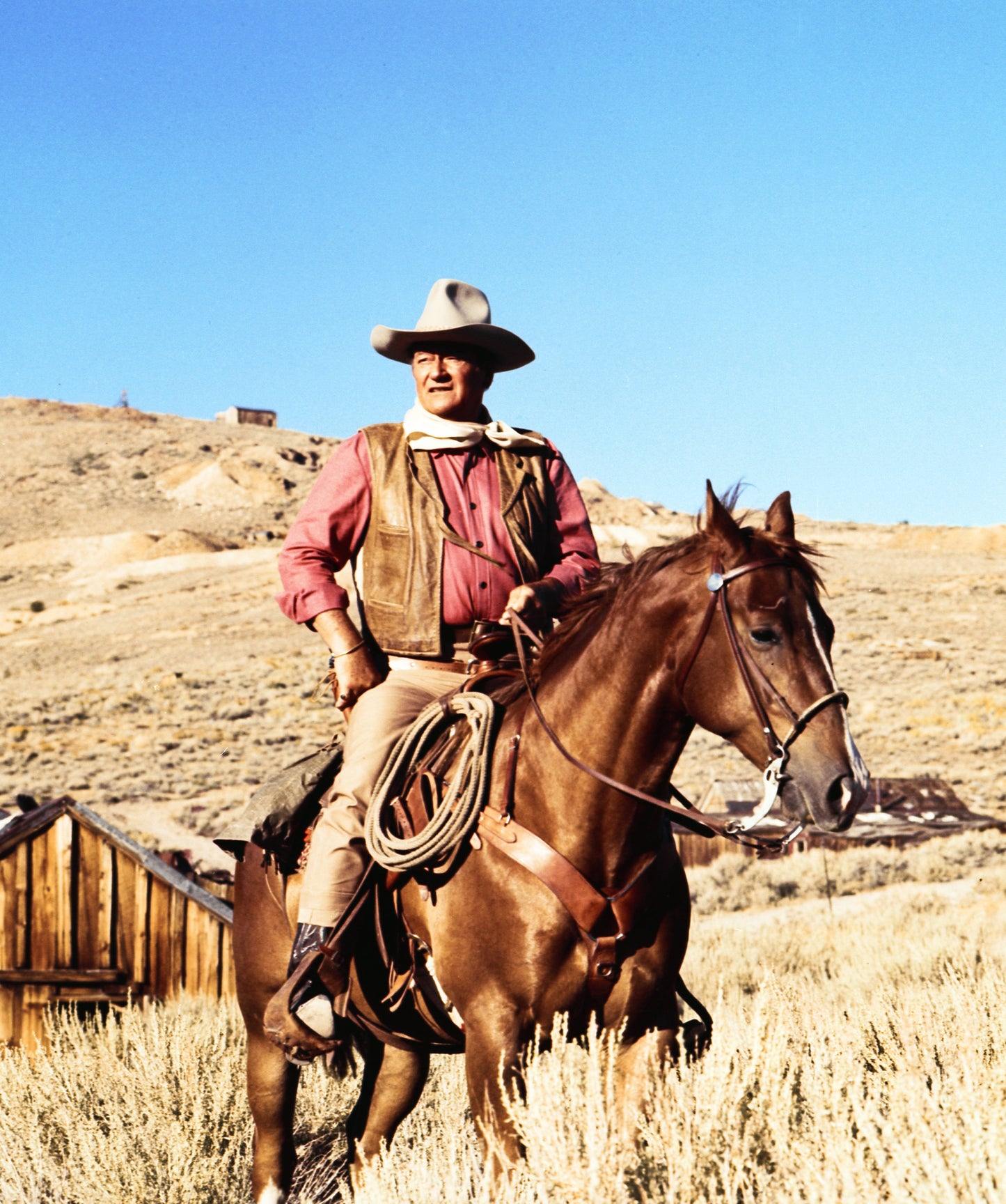 John Wayne on Horse