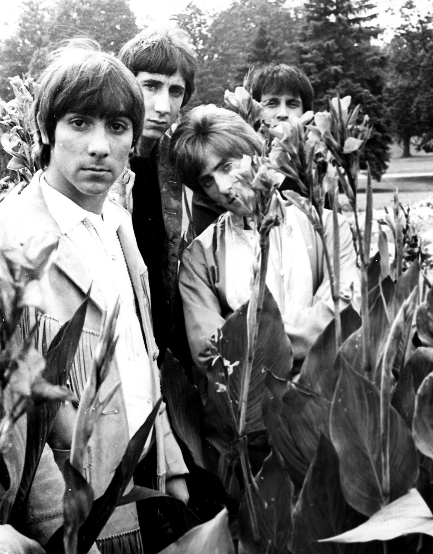 The Who in Flower Garden