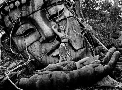 Claudette Colbert in Awesome Jungle Scene