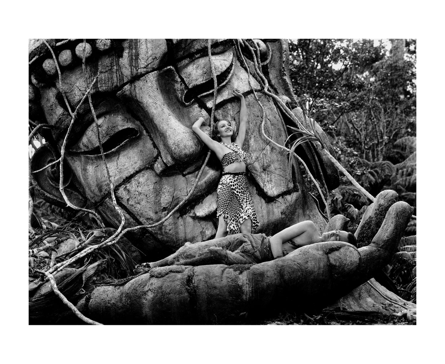 Claudette Colbert in Awesome Jungle Scene