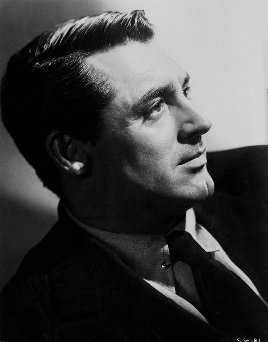 Cary Grant Dramatic Profile Portrait