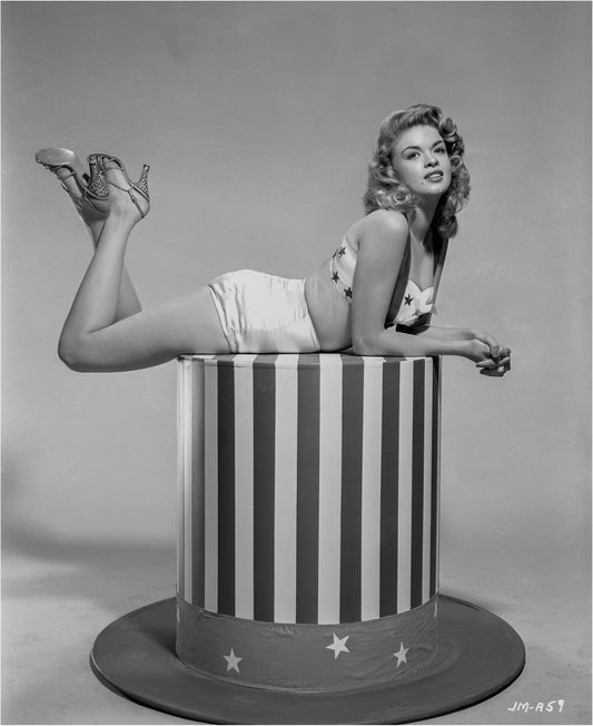 Jayne Mansfield Patriotic Pinup