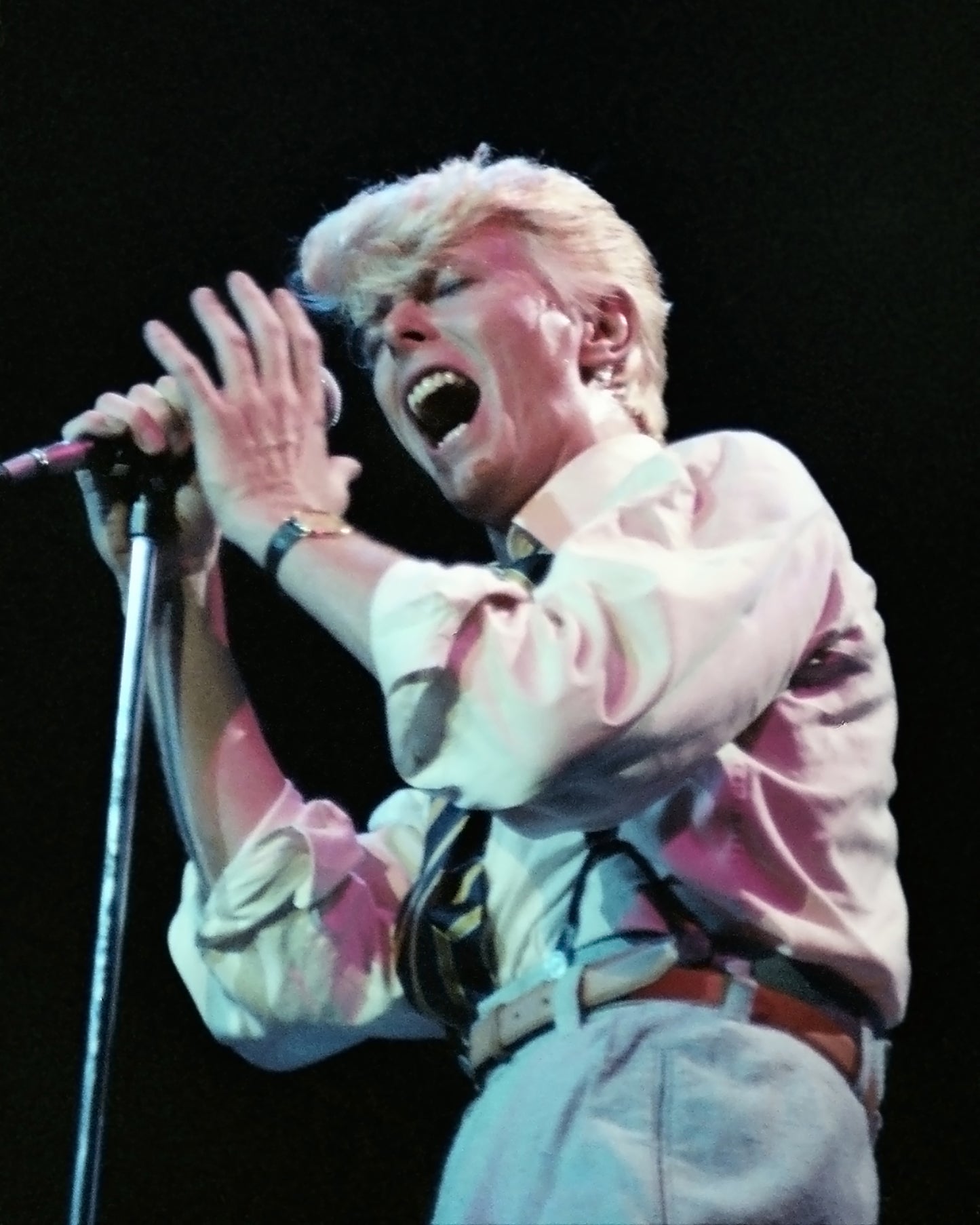 David Bowie on Serious Moonlight Tour