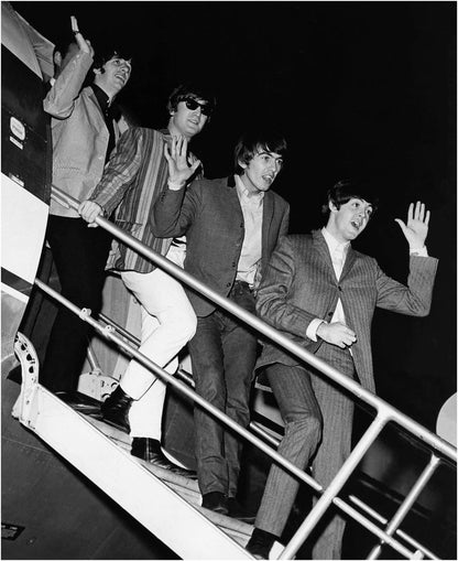 The Beatles Arriving in Las Vegas