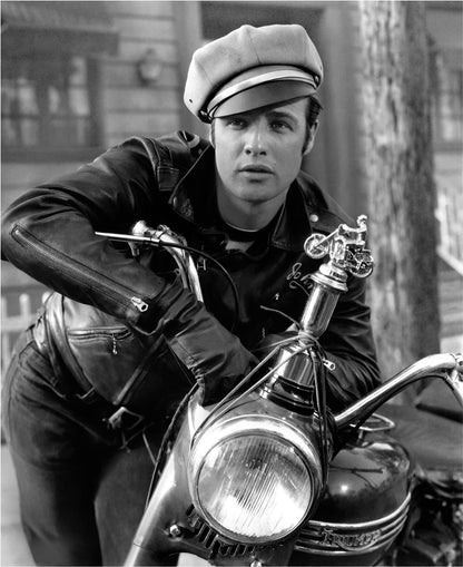 Marlon Brando as Johnny Strabler in "The Wild One"