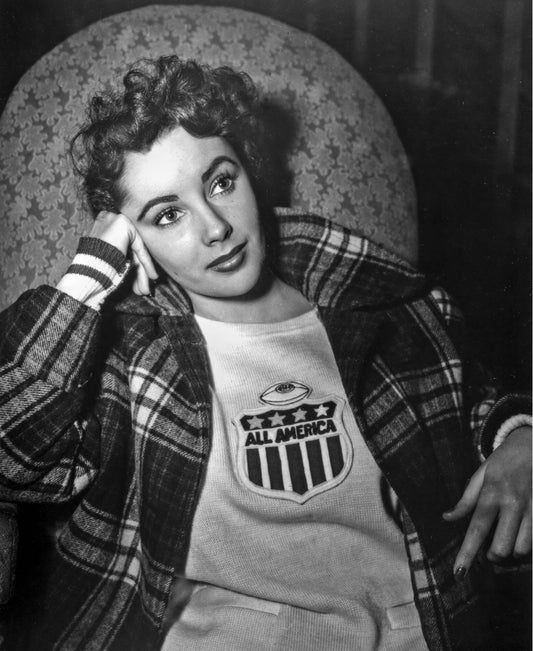 Liz Taylor in All America Jersey