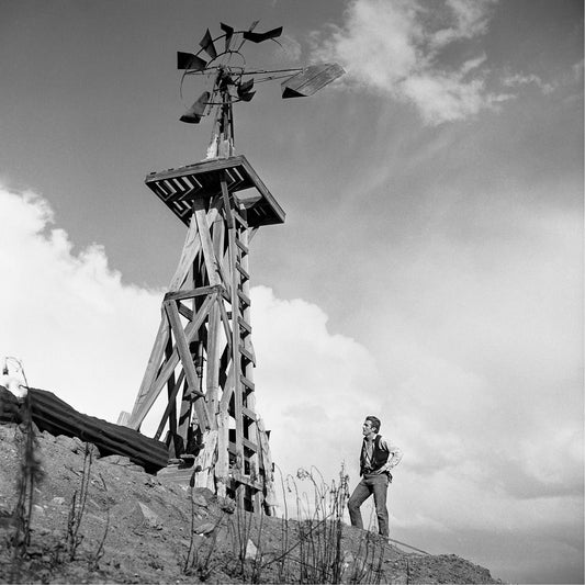 James Dean with Windmill in "Giant"