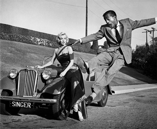 Marilyn Monroe and Sammy Davis Jr in "How to Marry a Millionaire"