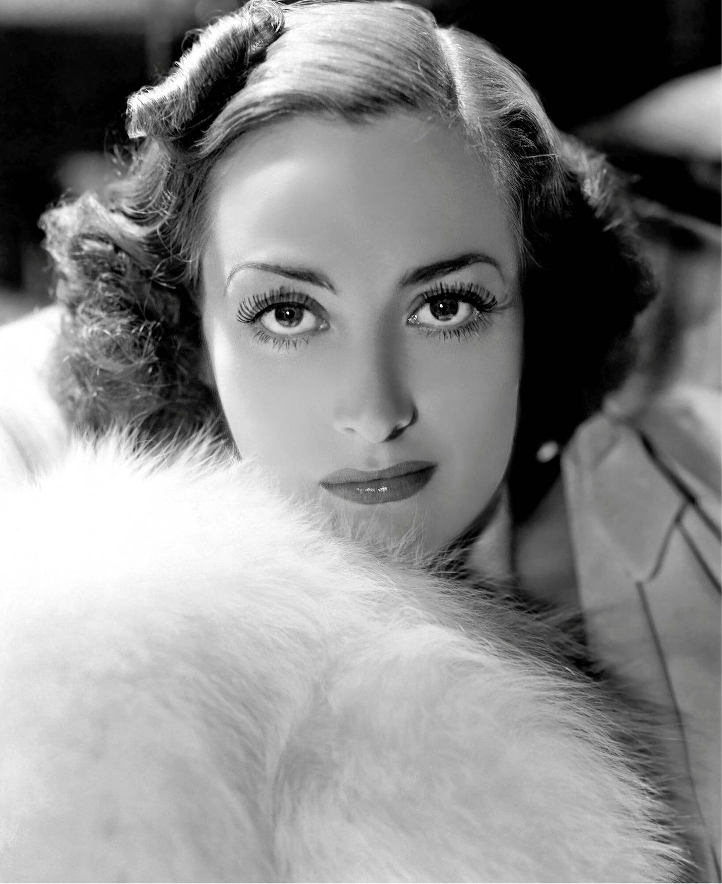 Young Joan Crawford in Fur