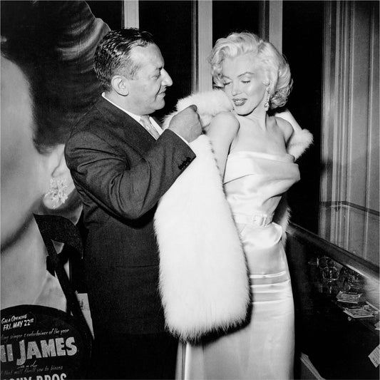 Marilyn Monroe and Ciro's Owner Herbert Hoover