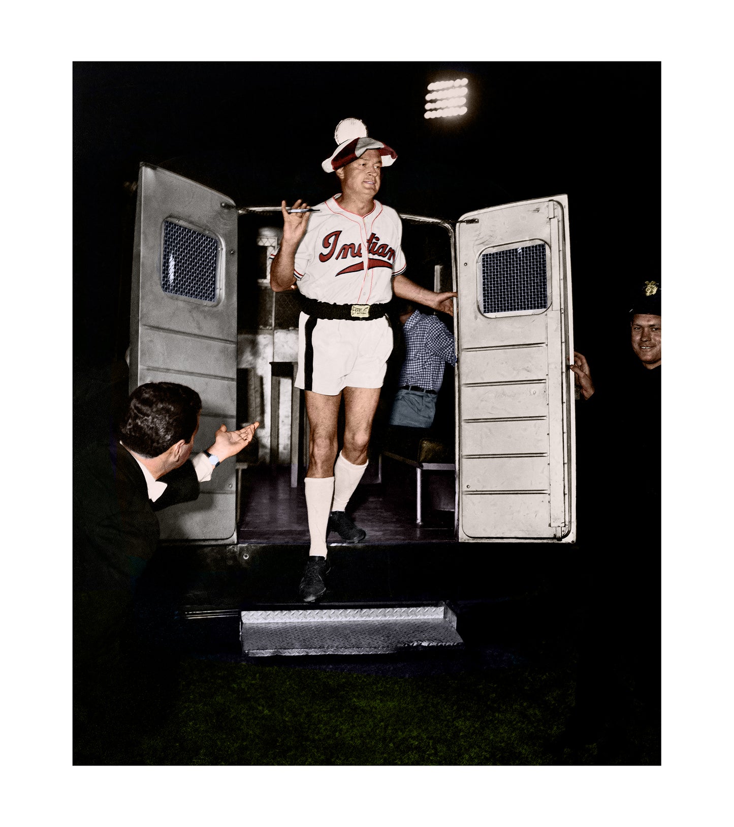 Bob Hope Exiting Trailer