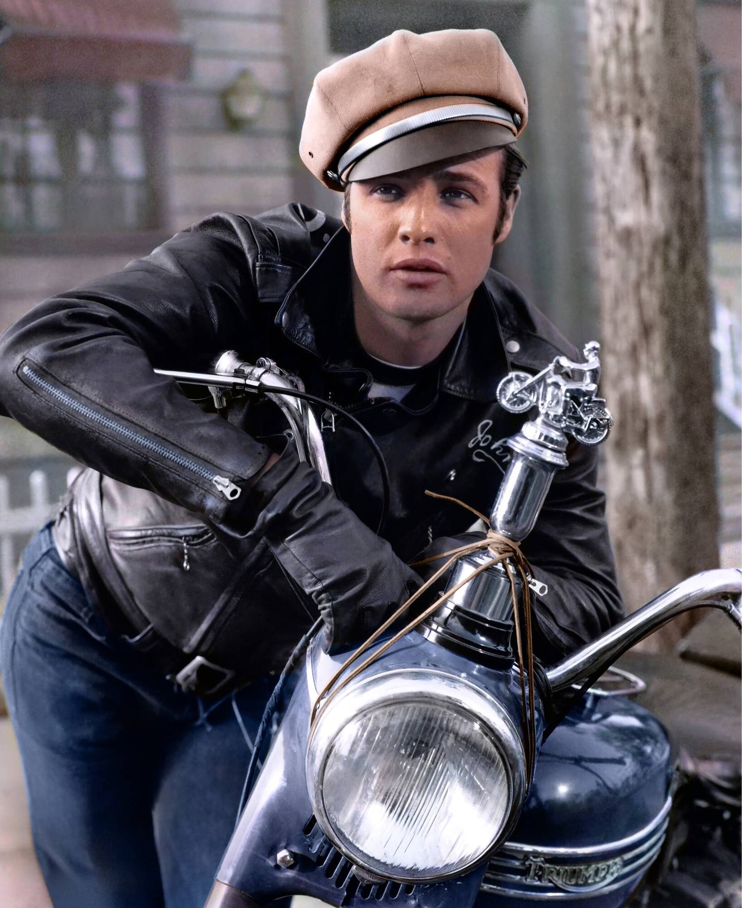 Marlon Brando as Johnny Strabler in "The Wild One"