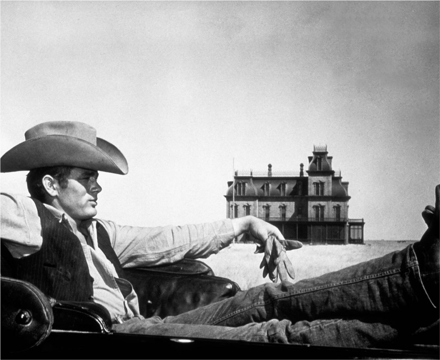 James Dean Reclining in "Giant"