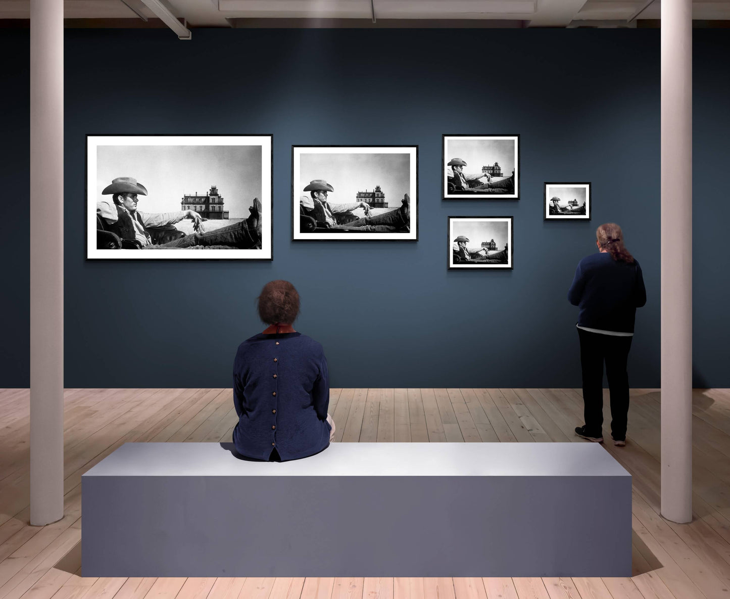 James Dean Reclining in "Giant"