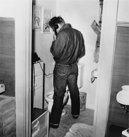 James Dean in Restroom