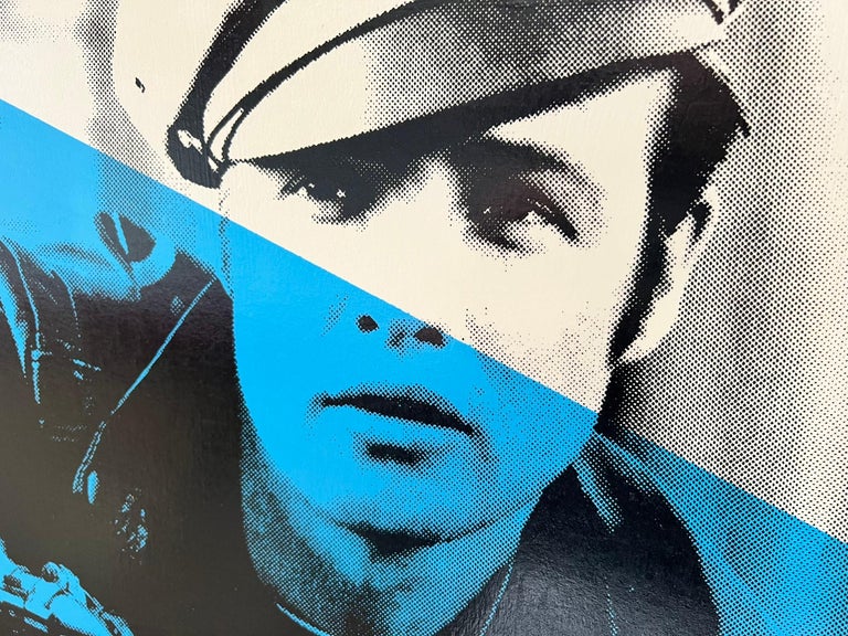 Marlon Brando on Bike - Peter Tunney Signed