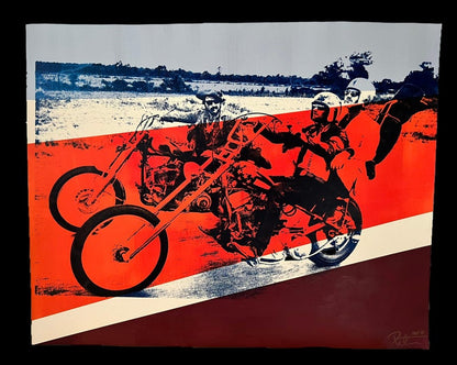 Easy Rider Bike Scene - Peter Tunney Signed