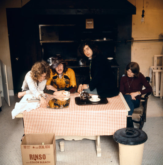 Led Zeppelin at Chateau Marmont Table