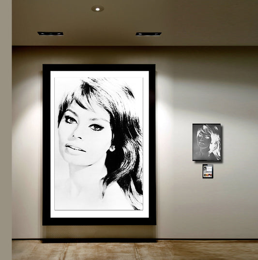 Sophia Loren - Photograph and Vintage Large Format Negative